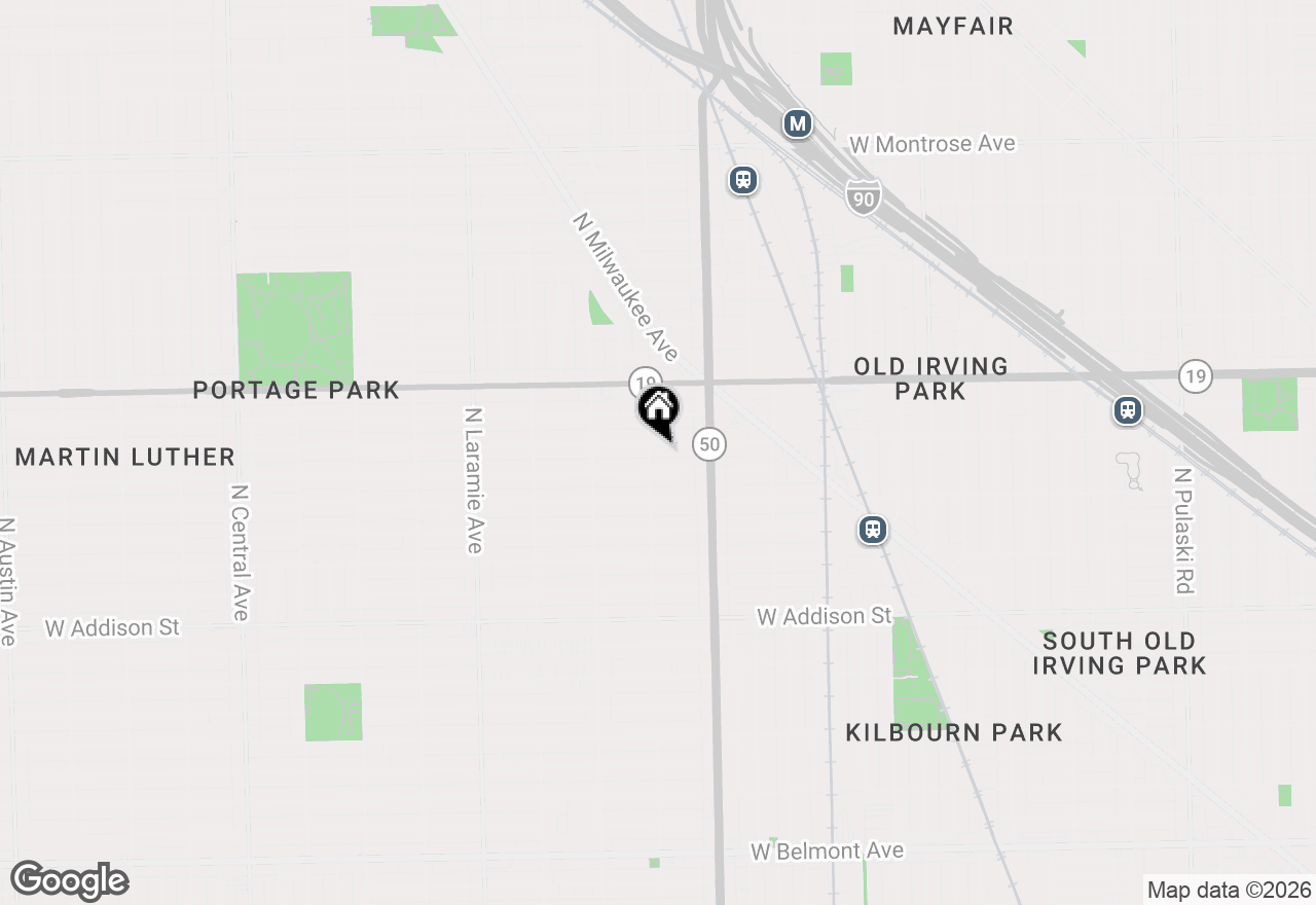 Map of 4859 W Byron Street #301W, Chicago, IL 60641