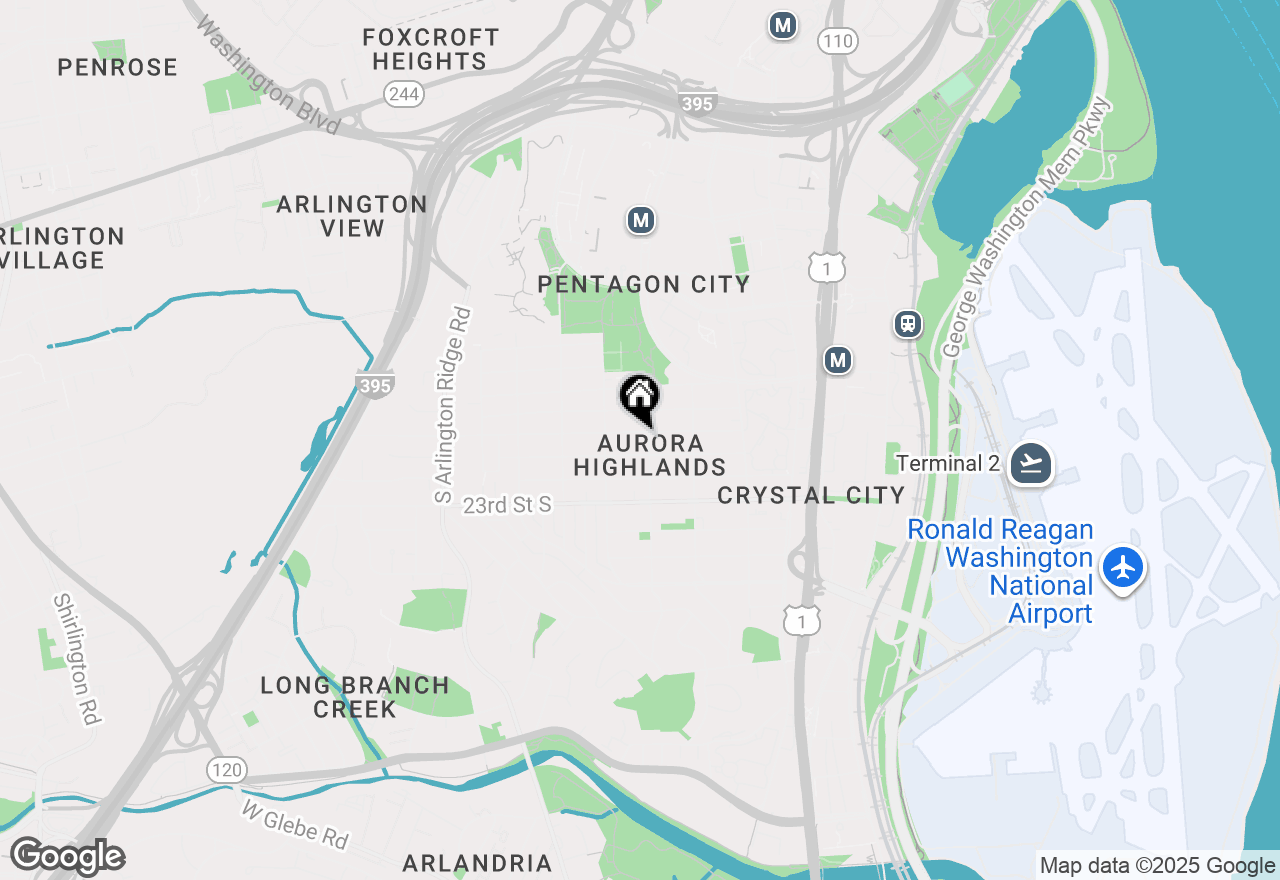 Map of 804 20th Street S, Arlington, VA 22202