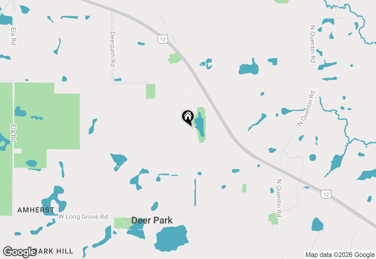 Map of 680 Cypress Bridge Road, Lake Zurich, IL 60047