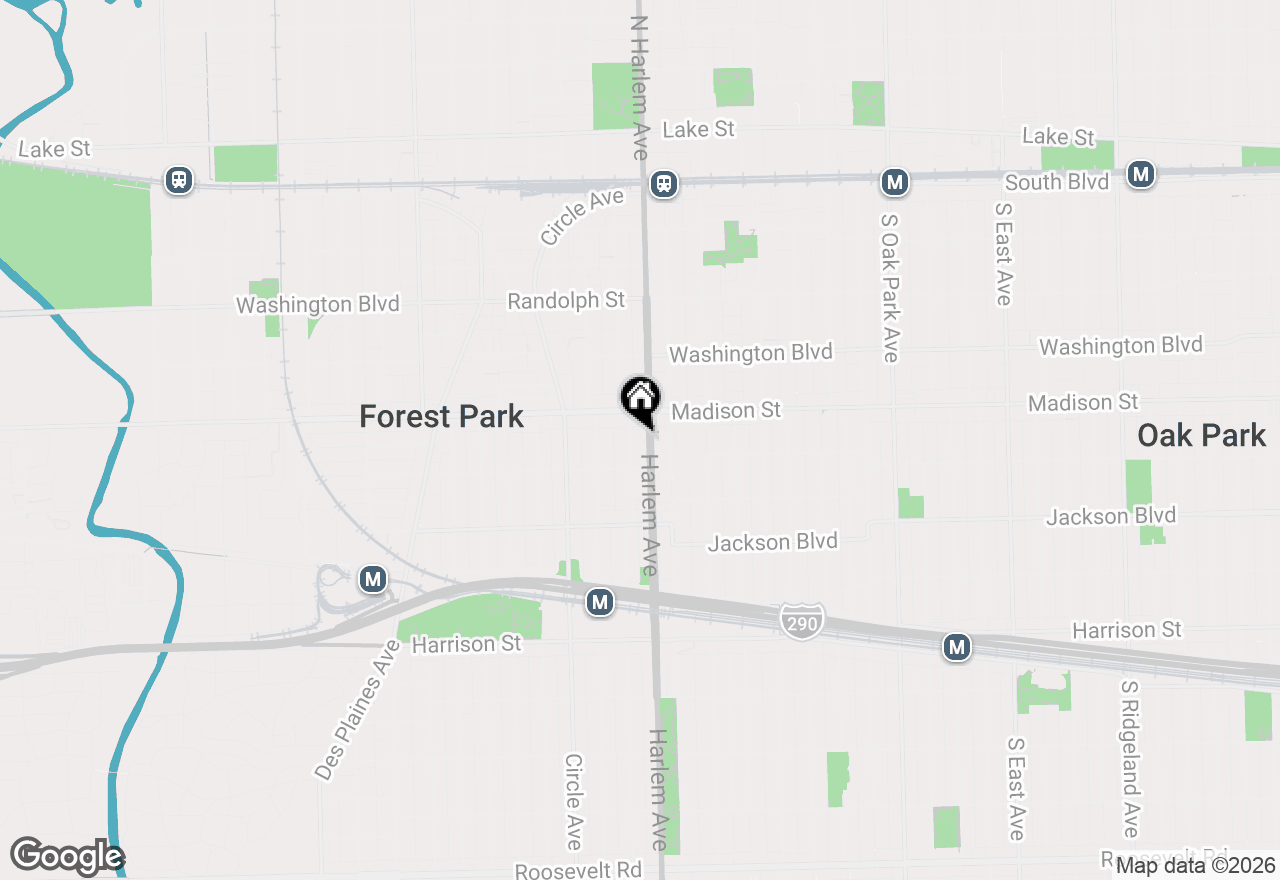 Map of 424 Elgin Avenue #4, Forest Park, IL 60130
