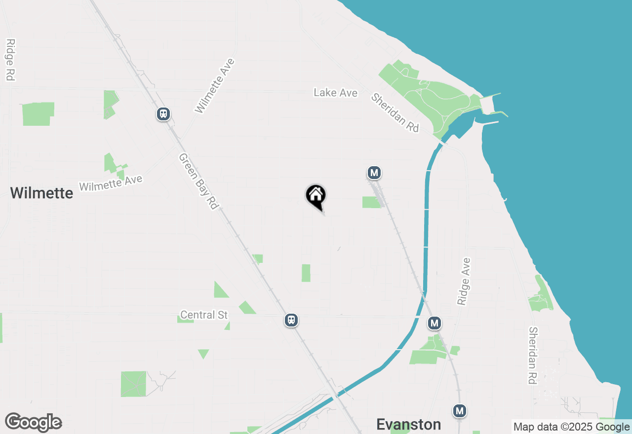 Map of 219 6th Street #CH, Wilmette, IL 60091