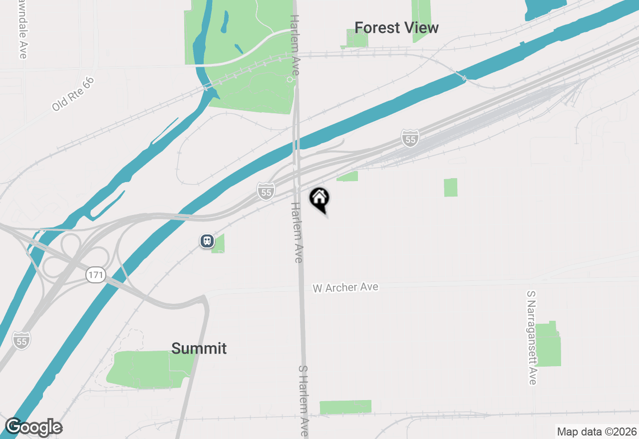 Map of (Address confidential), Chicago, Illinois 60638