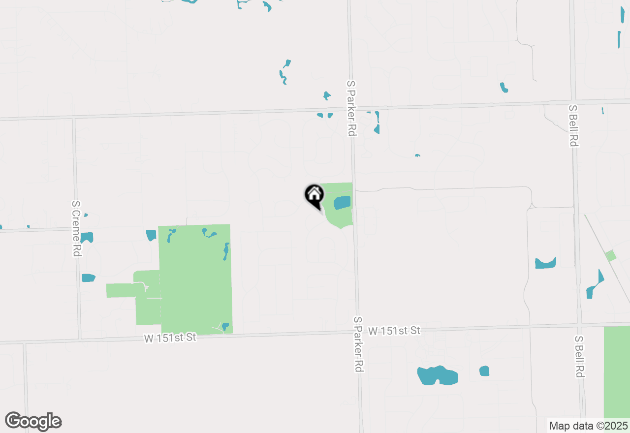 Map of 14653 S Cricketwood Court, Homer Glen, IL 60491