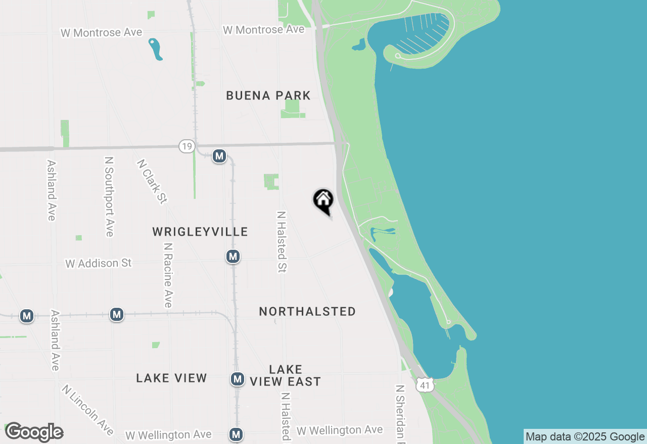 Map of 3660 N Lake Shore Drive #714, Chicago, IL 60613