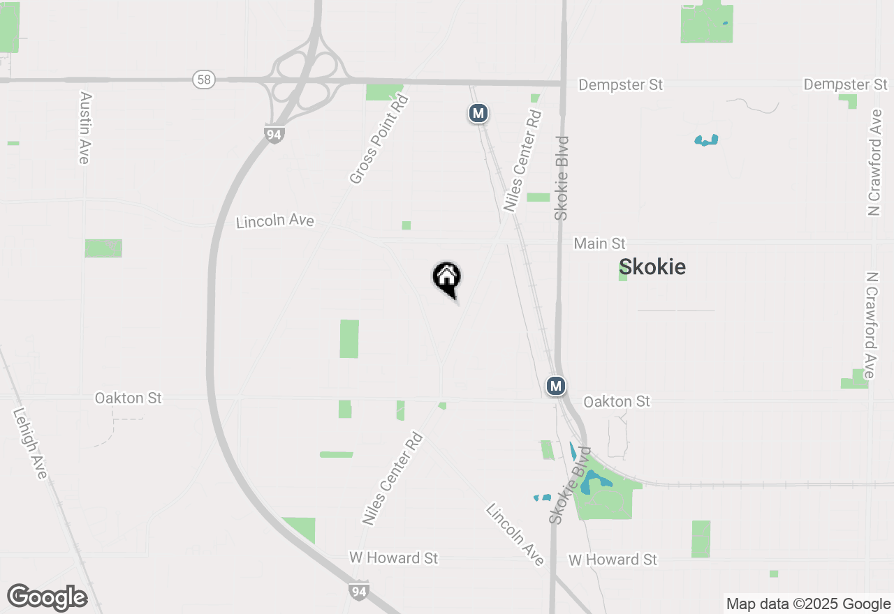 Map of 8207 Lincoln Avenue, Skokie, IL 60077