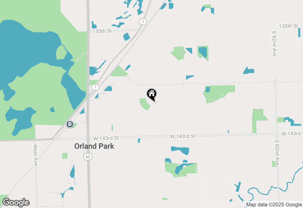 Map of 9110 Sheri Lane, Orland Park, IL 60462