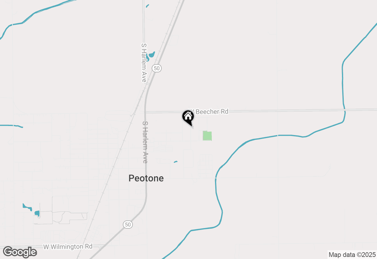 Map of 520 Hickory Lane, Peotone, IL 60468