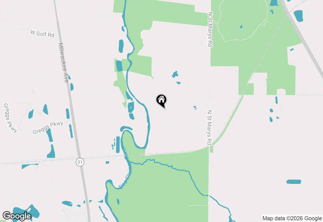 Map of 15423 W Little Saint Marys Road, Mettawa, IL 60045