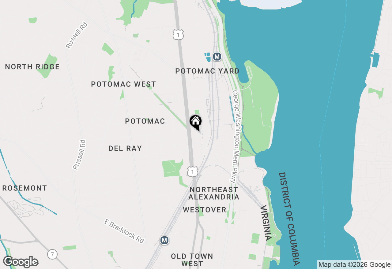 Map of 2104 Main Line Boulevard, Alexandria, VA 22301