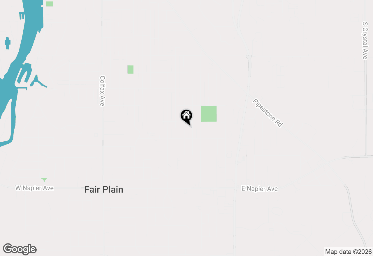 Map of 1339 Jennings Avenue, Benton Harbor, MI 49022