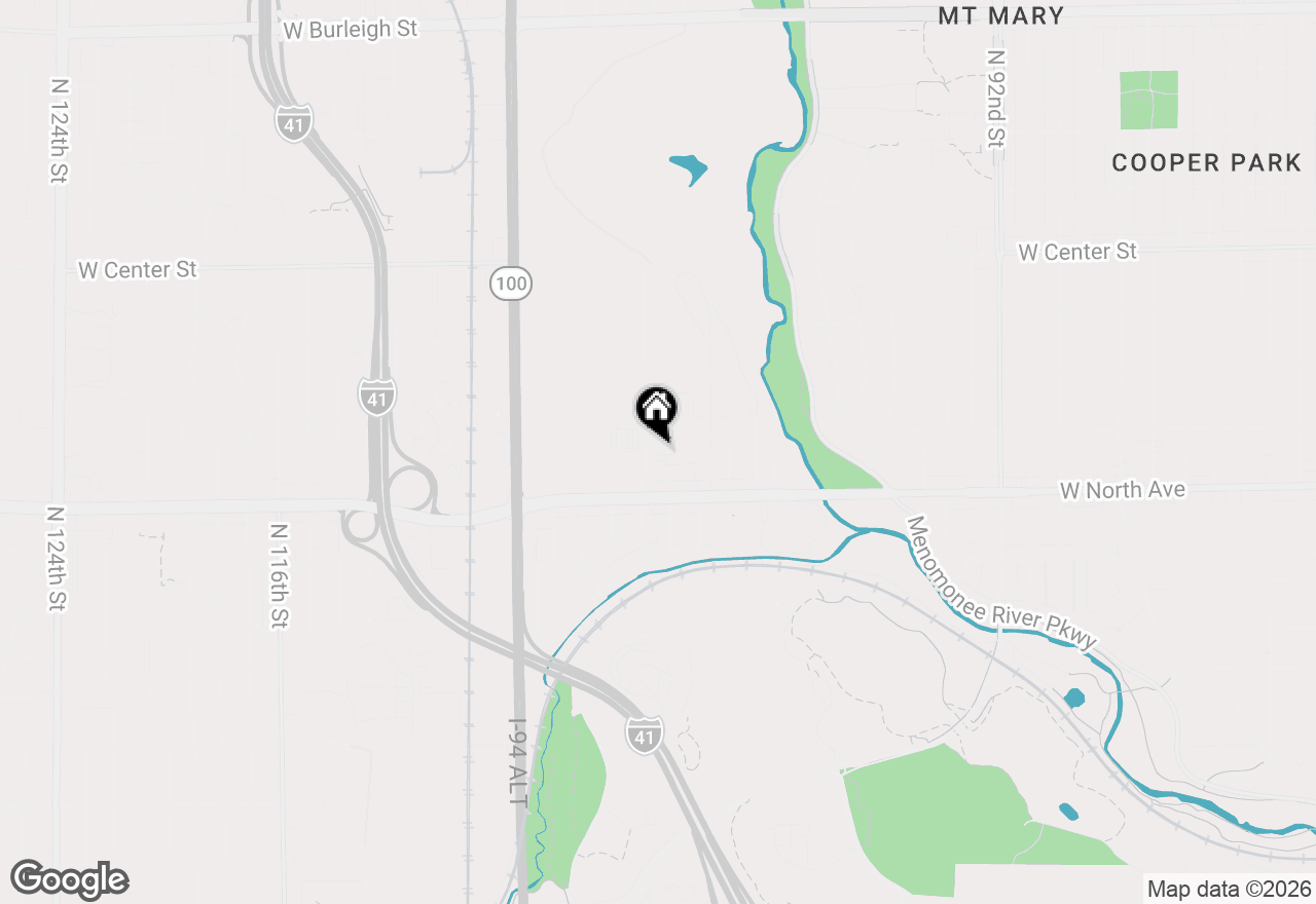 Map of 2345 N 103rd St, Wauwatosa, WI 53226