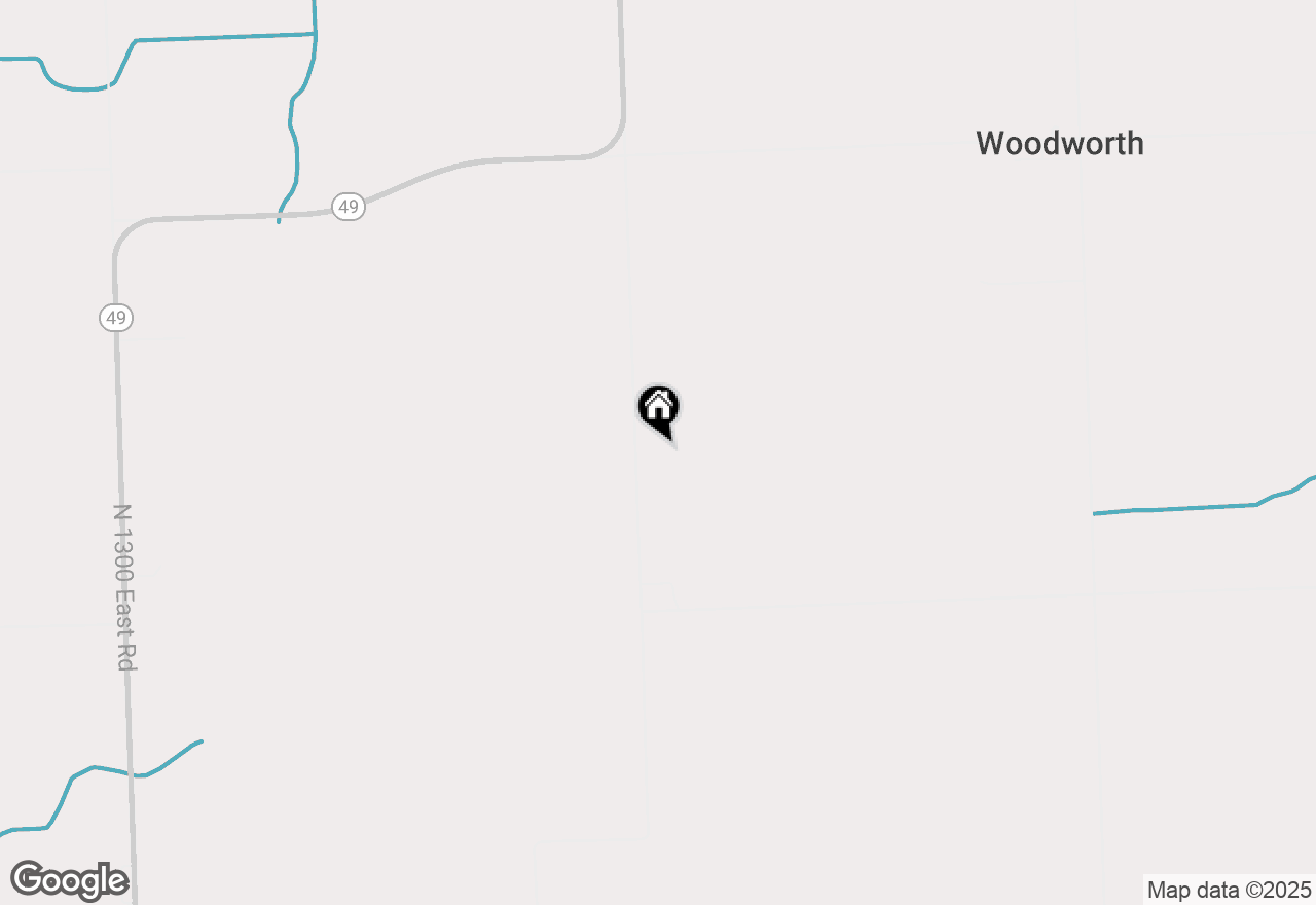 Map of 1110 N 1400 East Road, Milford, IL 60953