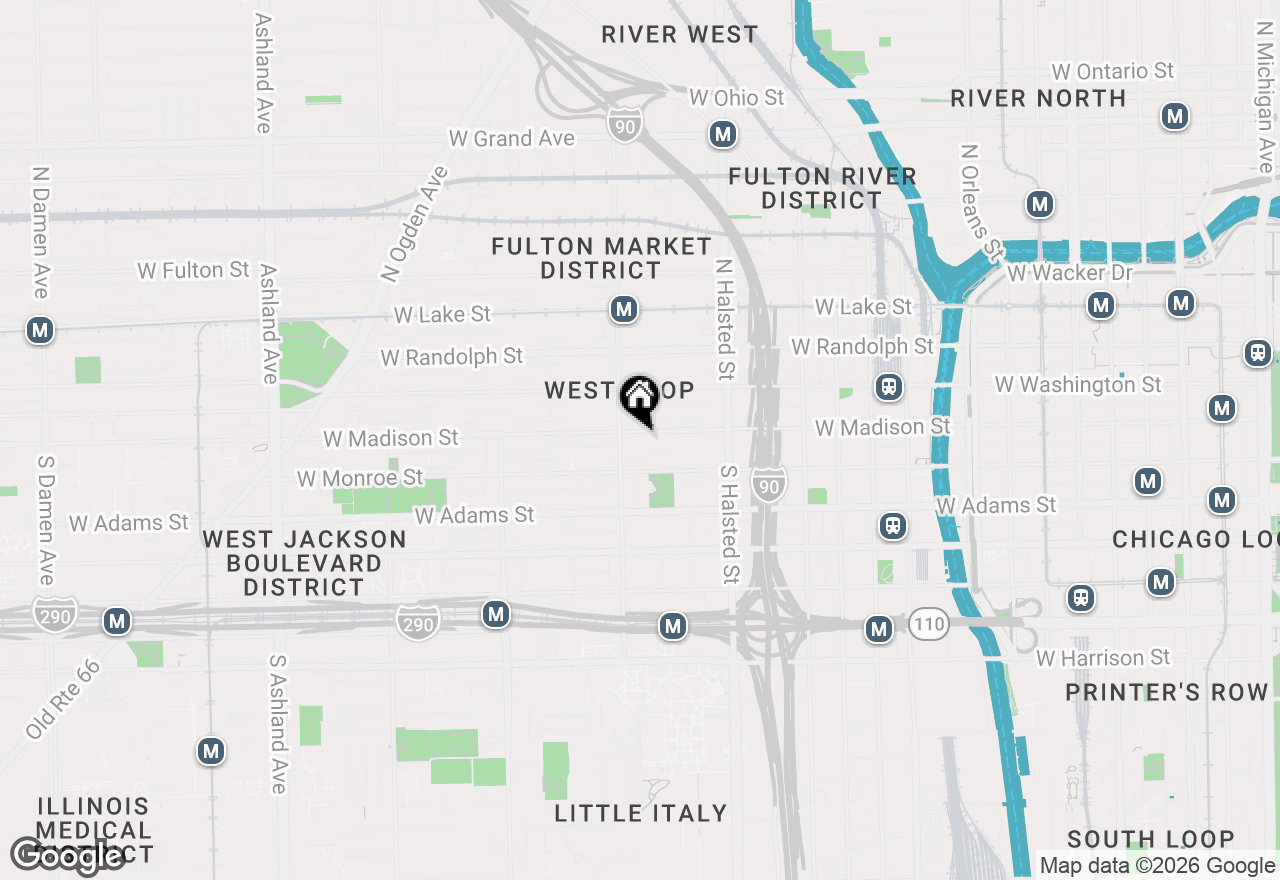 Map of 939 W Madison Street #508, Chicago, IL 60607