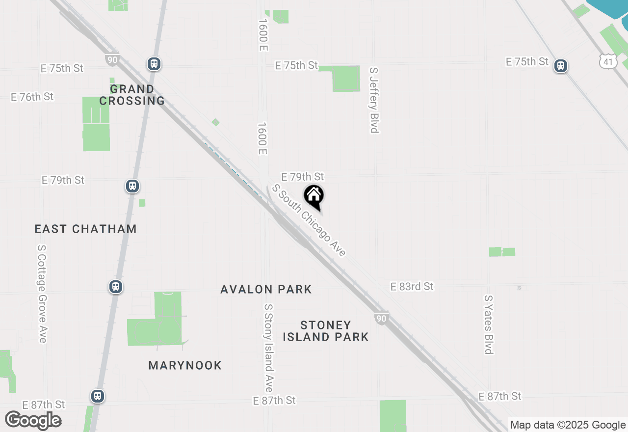 Map of 8025 S Ridgeland Avenue, Chicago, IL 60617