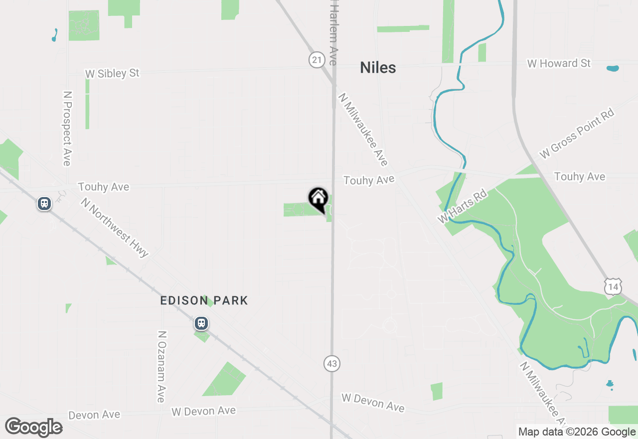 Map of 7230 W Greenleaf Avenue, Chicago, IL 60631