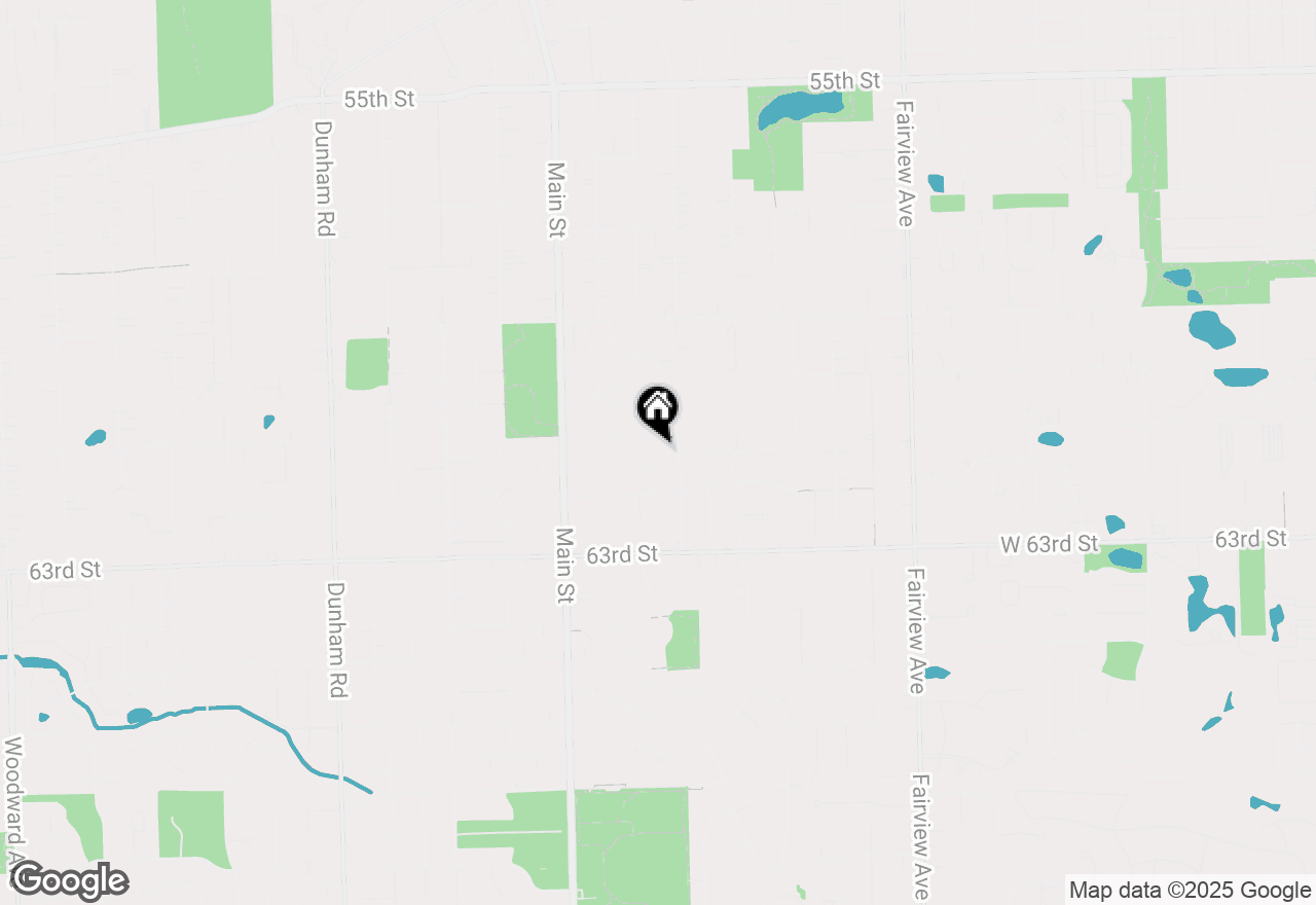 Map of 6105 Washington Street, Downers Grove, IL 60516