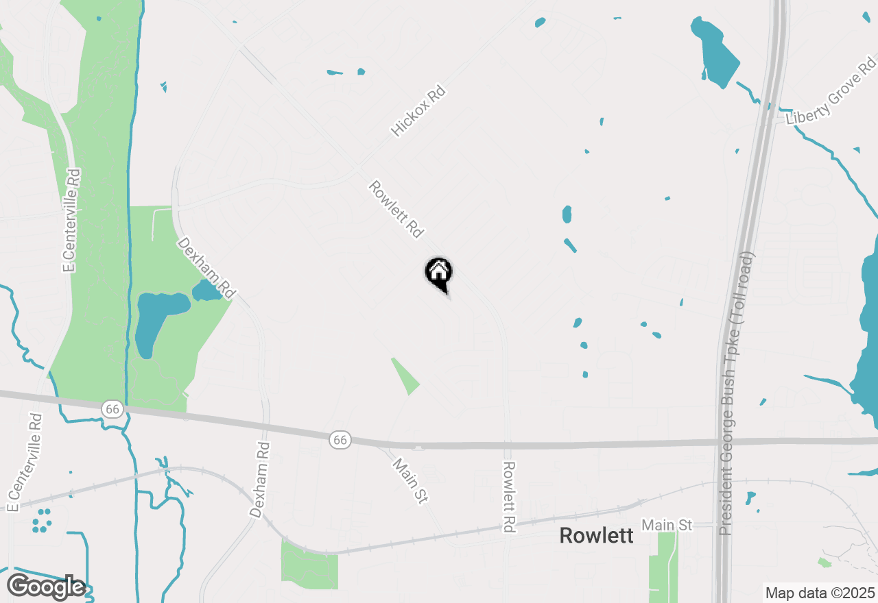 Map of 6005 Redwood Lane, Rowlett, TX 75089