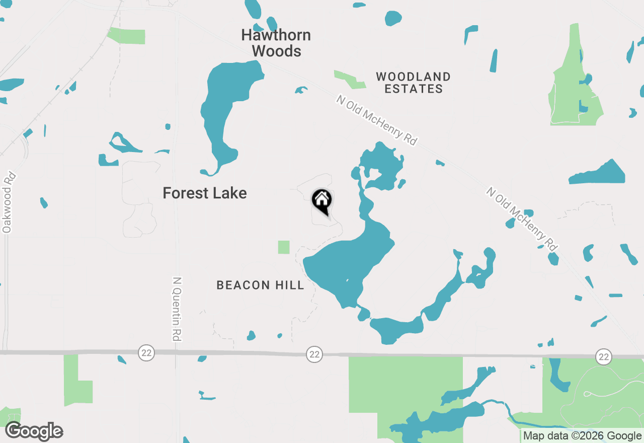 Map of 23590 N Sanctuary Club Drive, Kildeer, IL 60047