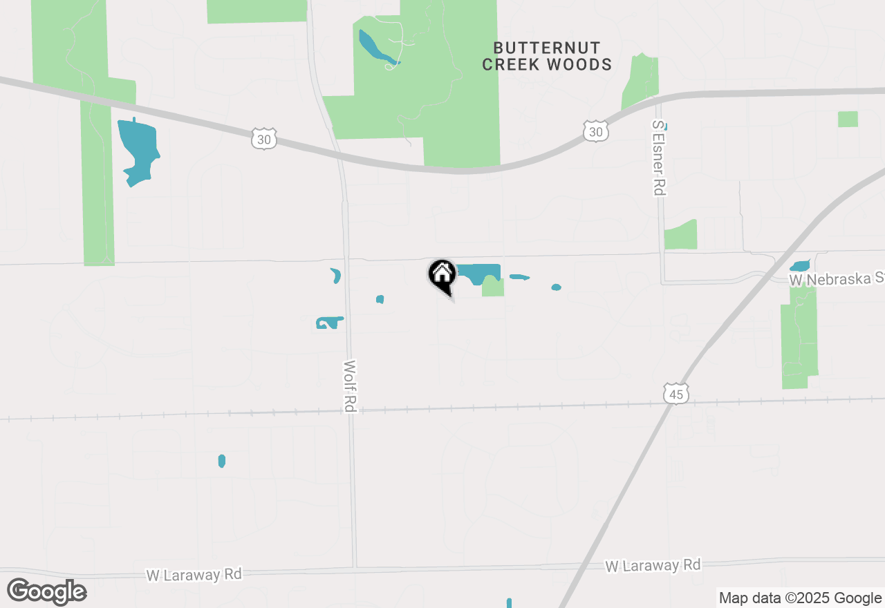 Map of 21601 Morning Dove Lane, Frankfort, IL 60423