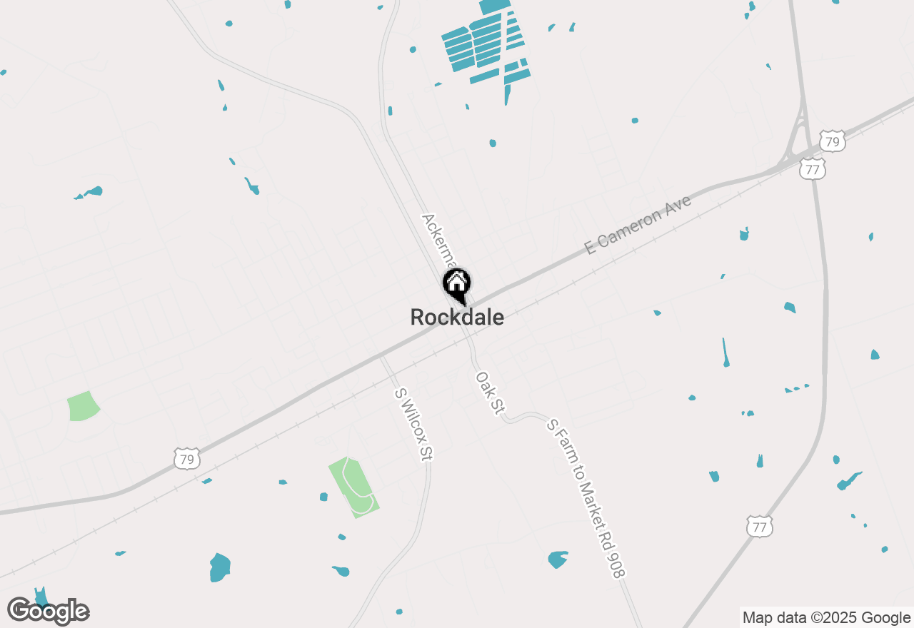 Map of 318 Perry Pl, Rockdale, TX 76567