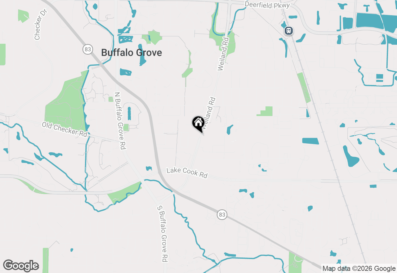 Map of (Address confidential), Buffalo Grove, Illinois 60089