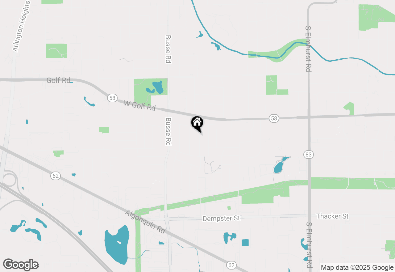 Map of 1106 S Robert Drive, Mount Prospect, IL 60056