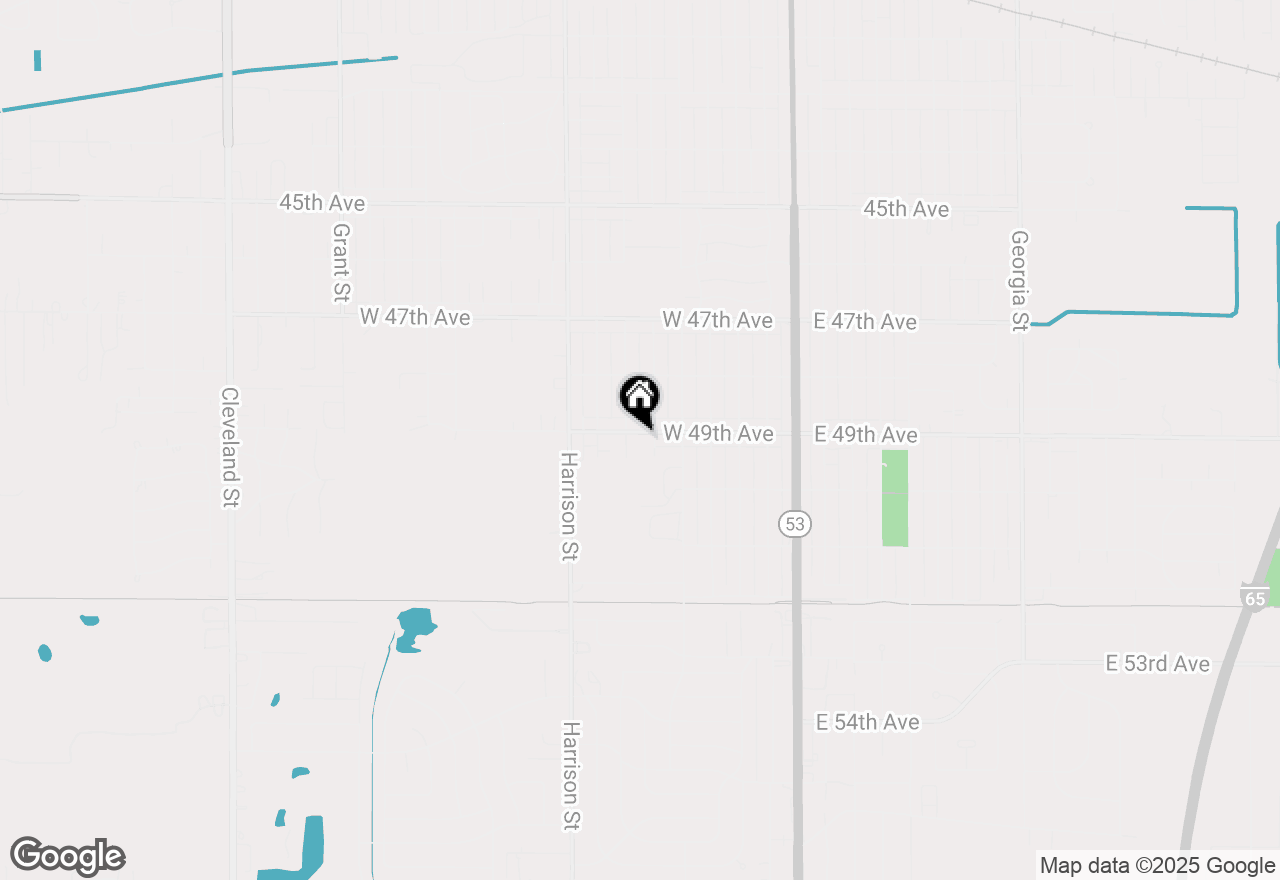 Map of 521 W 49th Avenue, Gary, IN 46408