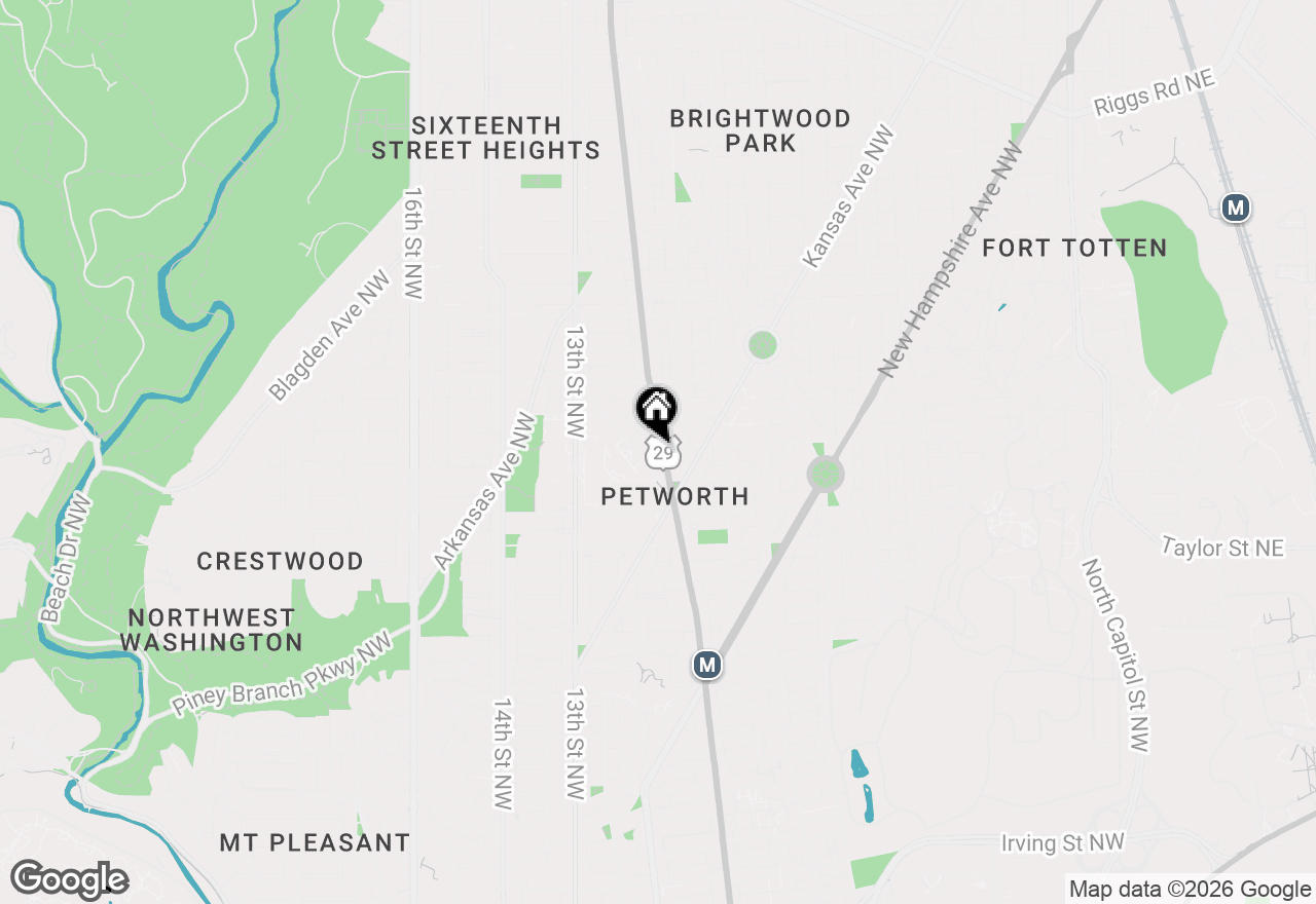 Map of 4328 Georgia Avenue Nw #401, Washington, DC 20011