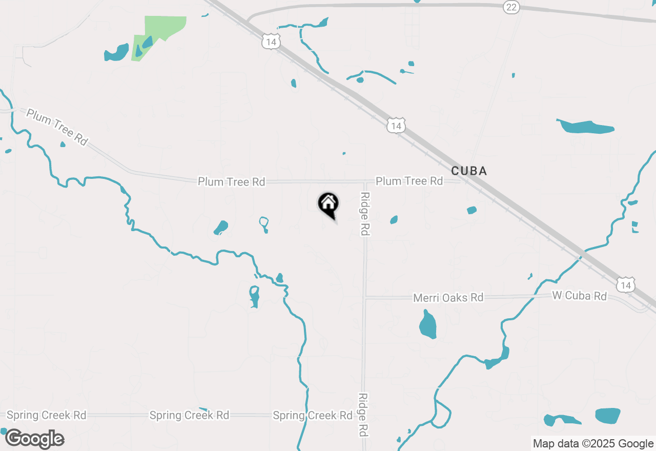 Map of 695 Plum Tree Road, Barrington Hills, IL 60010
