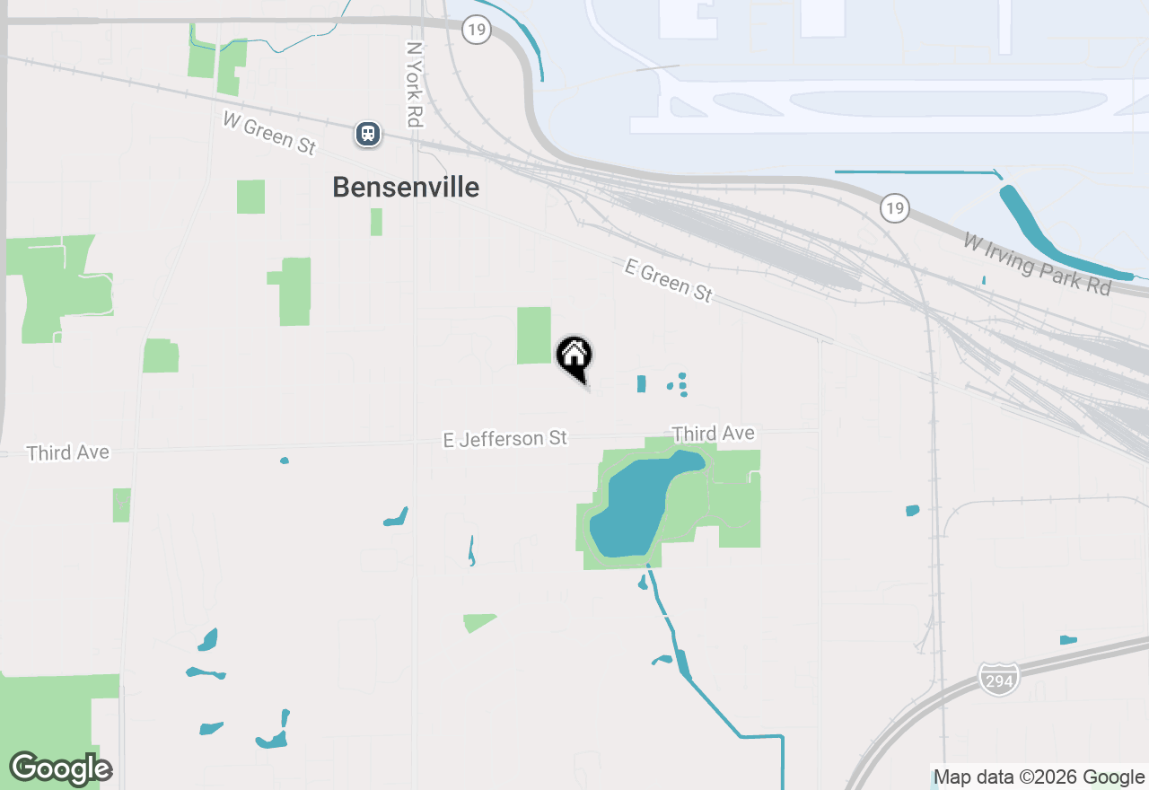 Map of 502 E Washington Street, Bensenville, IL 60106