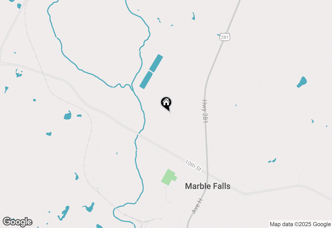 Map of 1403 Sunset Dr, Marble Falls, TX 78654