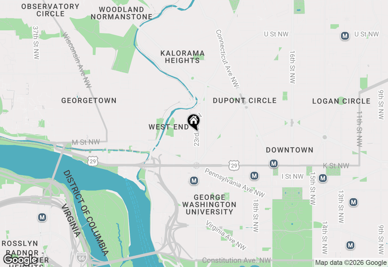 Map of 1230 23rd Street Nw #818, Washington, DC 20037
