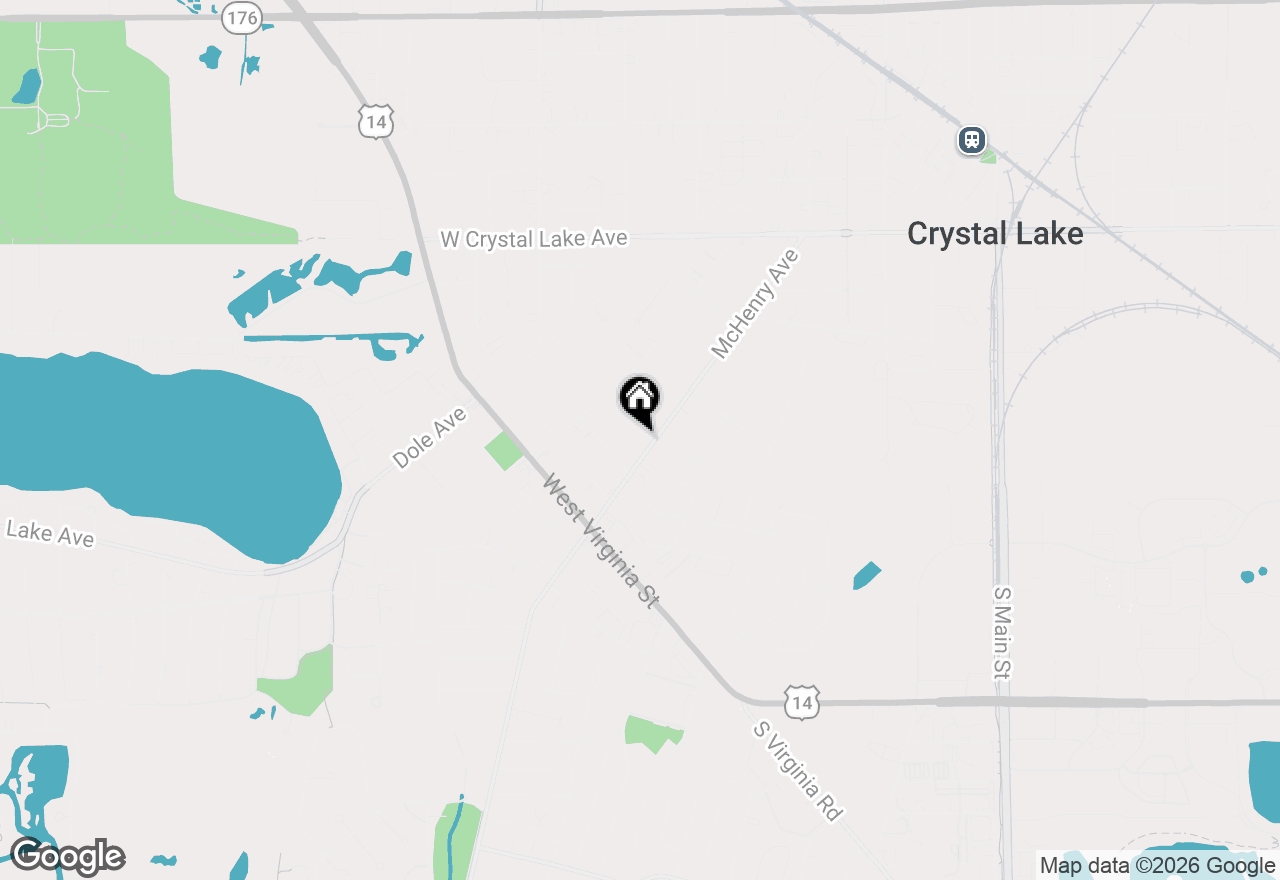 Map of 240 S Mchenry Avenue, Crystal Lake, IL 60014