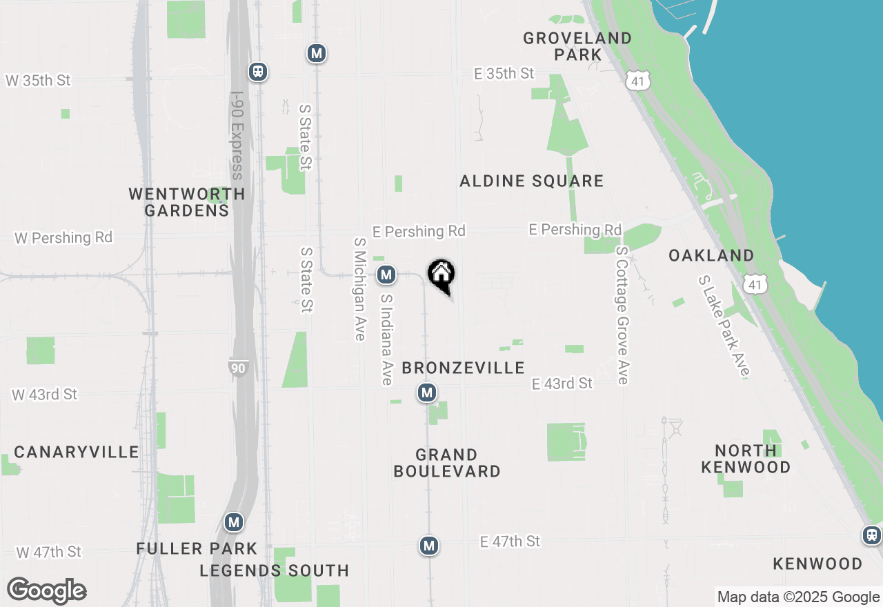 Map of 4055 S Calumet Avenue #3, Chicago, IL 60653