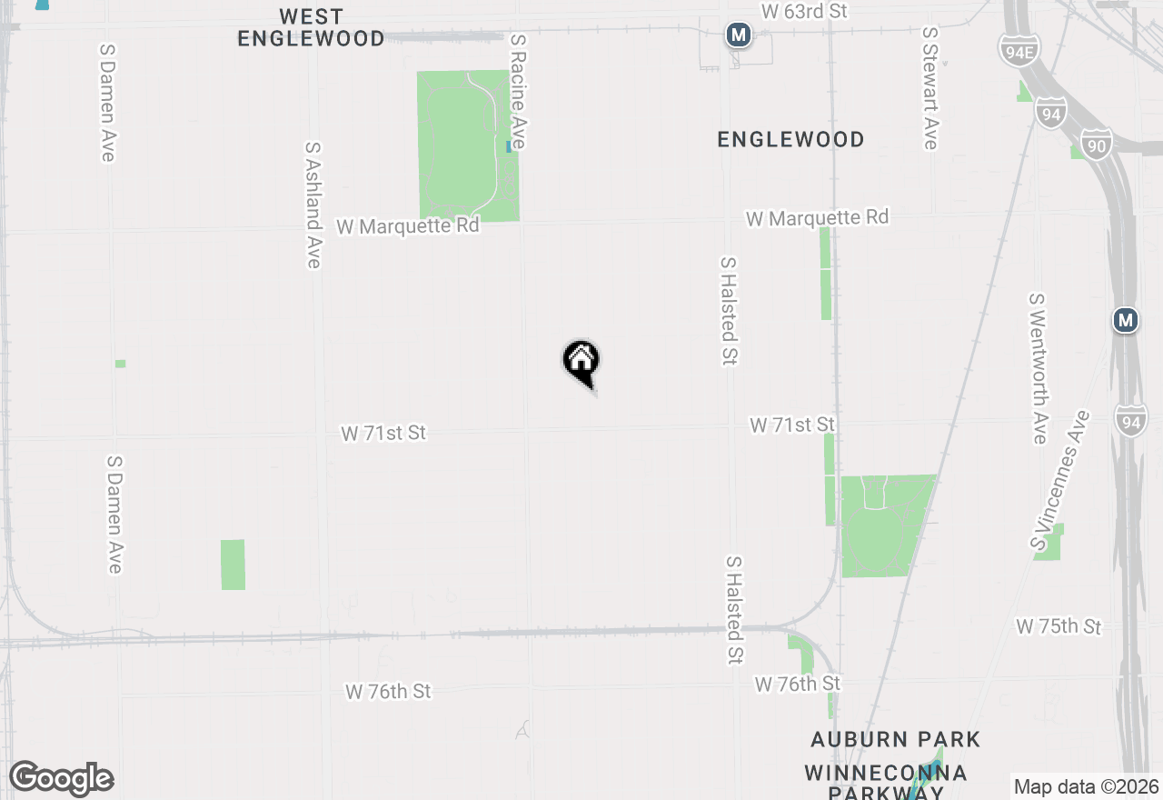 Map of 7023 S Aberdeen Street, Chicago, IL 60621