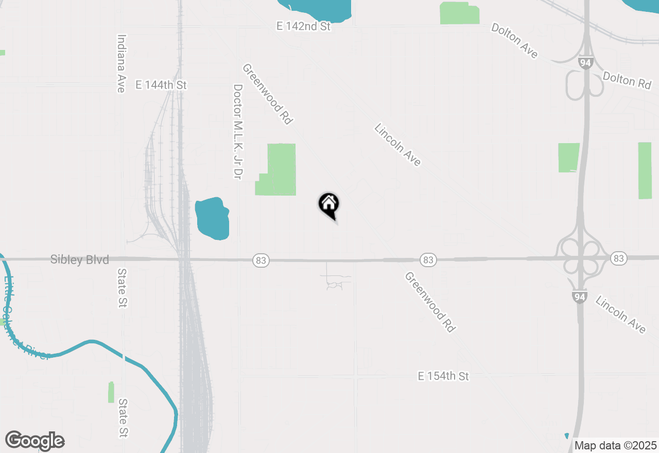 Map of 14841 Langley Avenue, Dolton, IL 60419