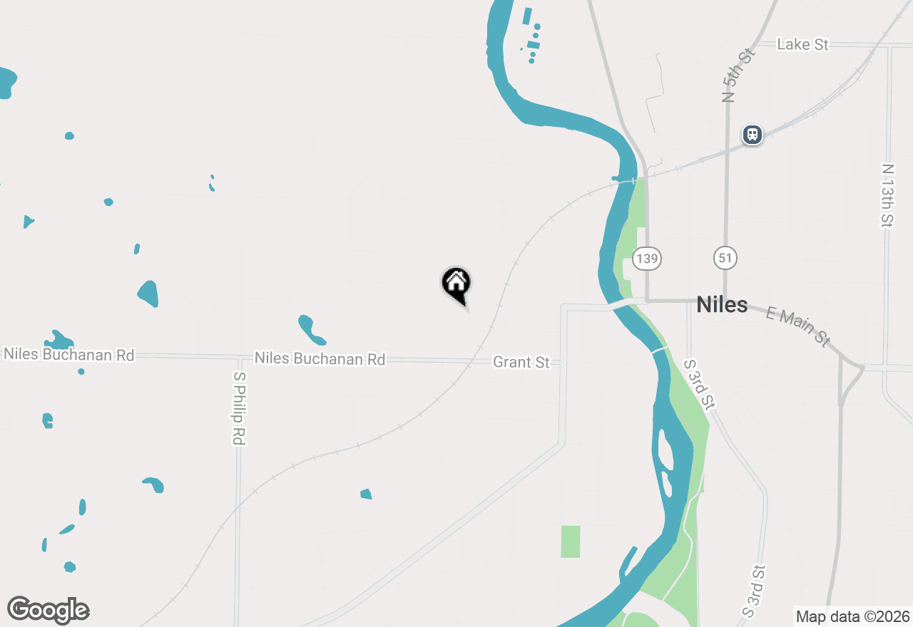 Map of 117 North Fairview, Niles, MI 49120