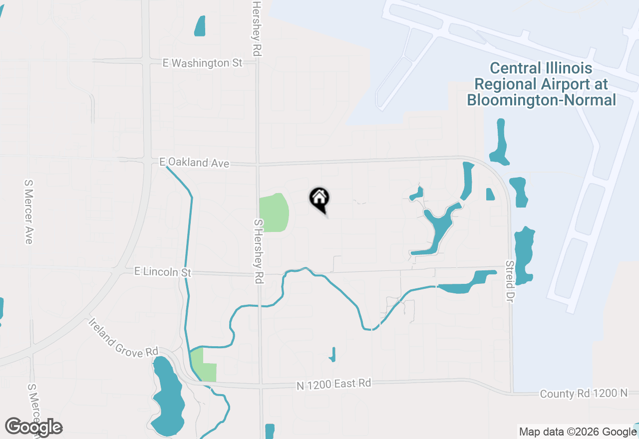 Map of 709 Watford Drive, Bloomington, IL 61704