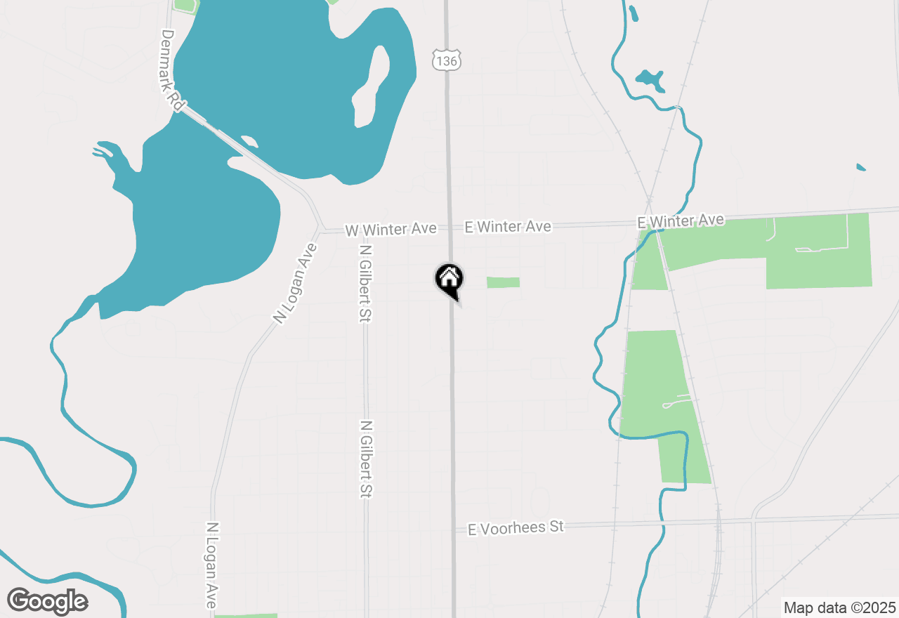 Map of 1656 N Vermilion Street, Danville, IL 61832