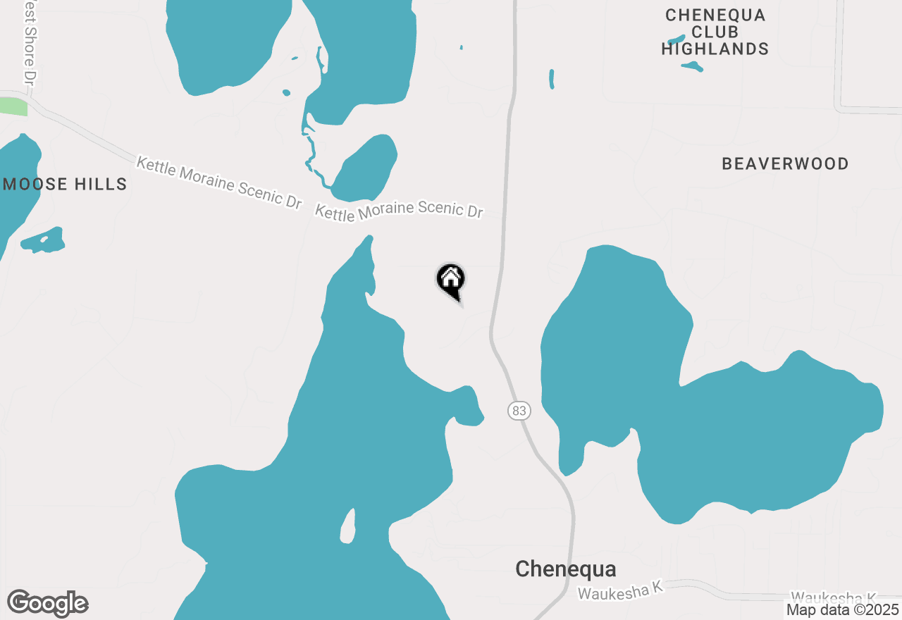 Map of 6395 N Hwy 83, Hartland, WI 53029