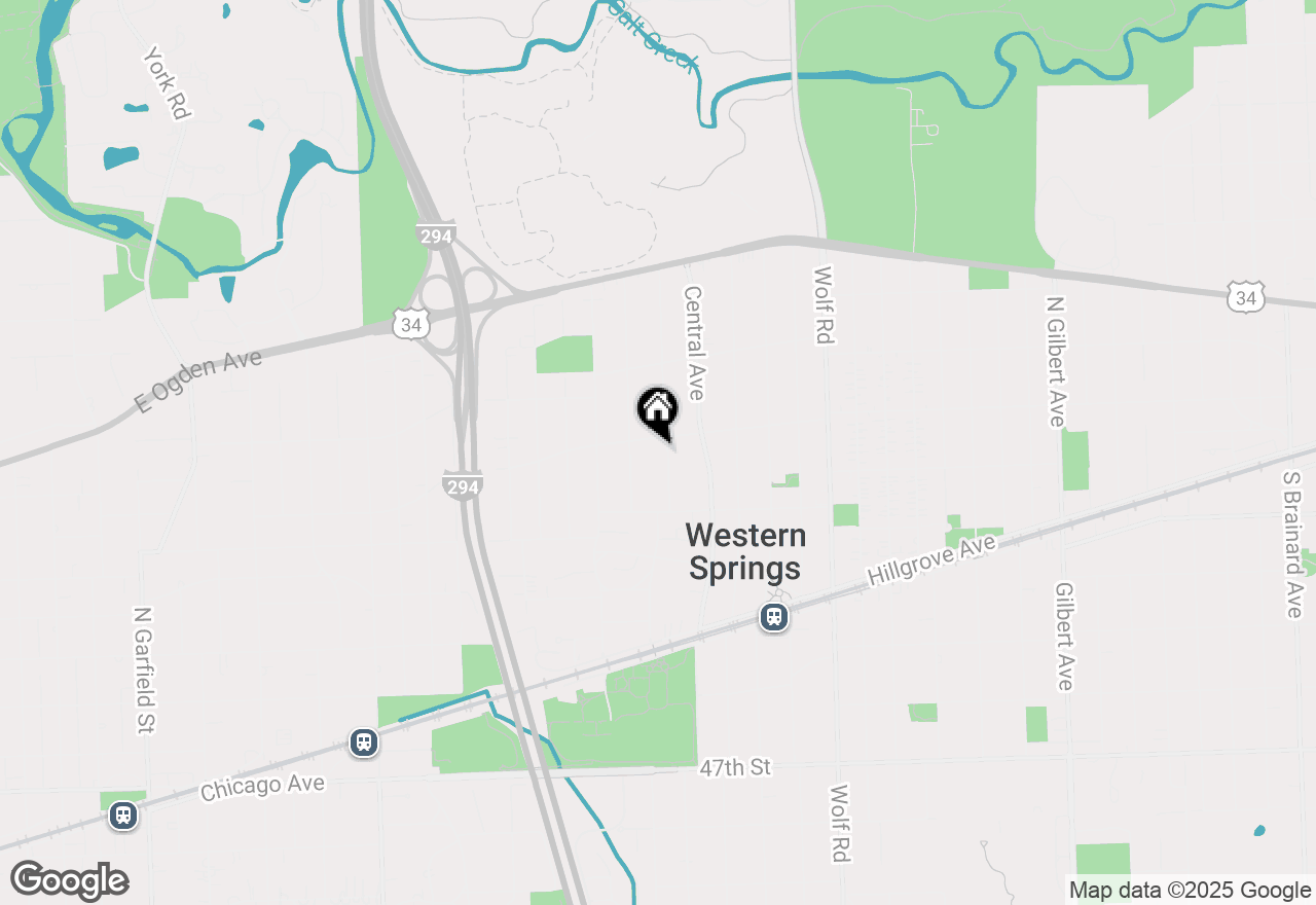 Map of 4132 Grove Avenue, Western Springs, IL 60558