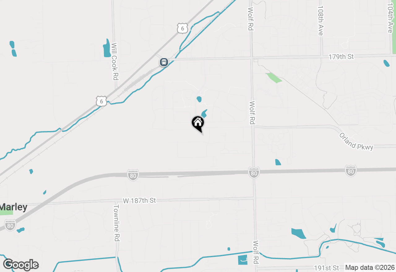 Map of 11520 183rd Place #100A, Orland Park, IL 60467