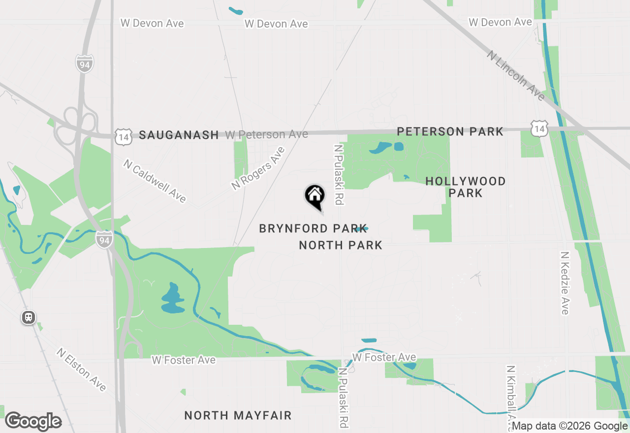 Map of 5711 N Karlov Avenue, Chicago, IL 60646