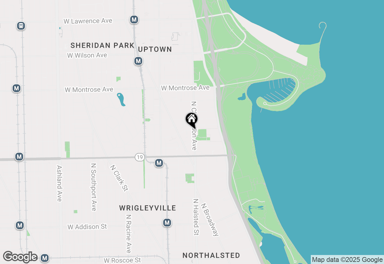 Map of 4148 N Clarendon Avenue #102, Chicago, IL 60613