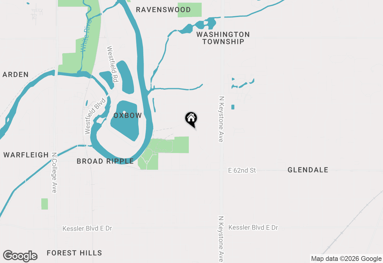 Map of 6333 Evanston Avenue, Indianapolis, IN 46220