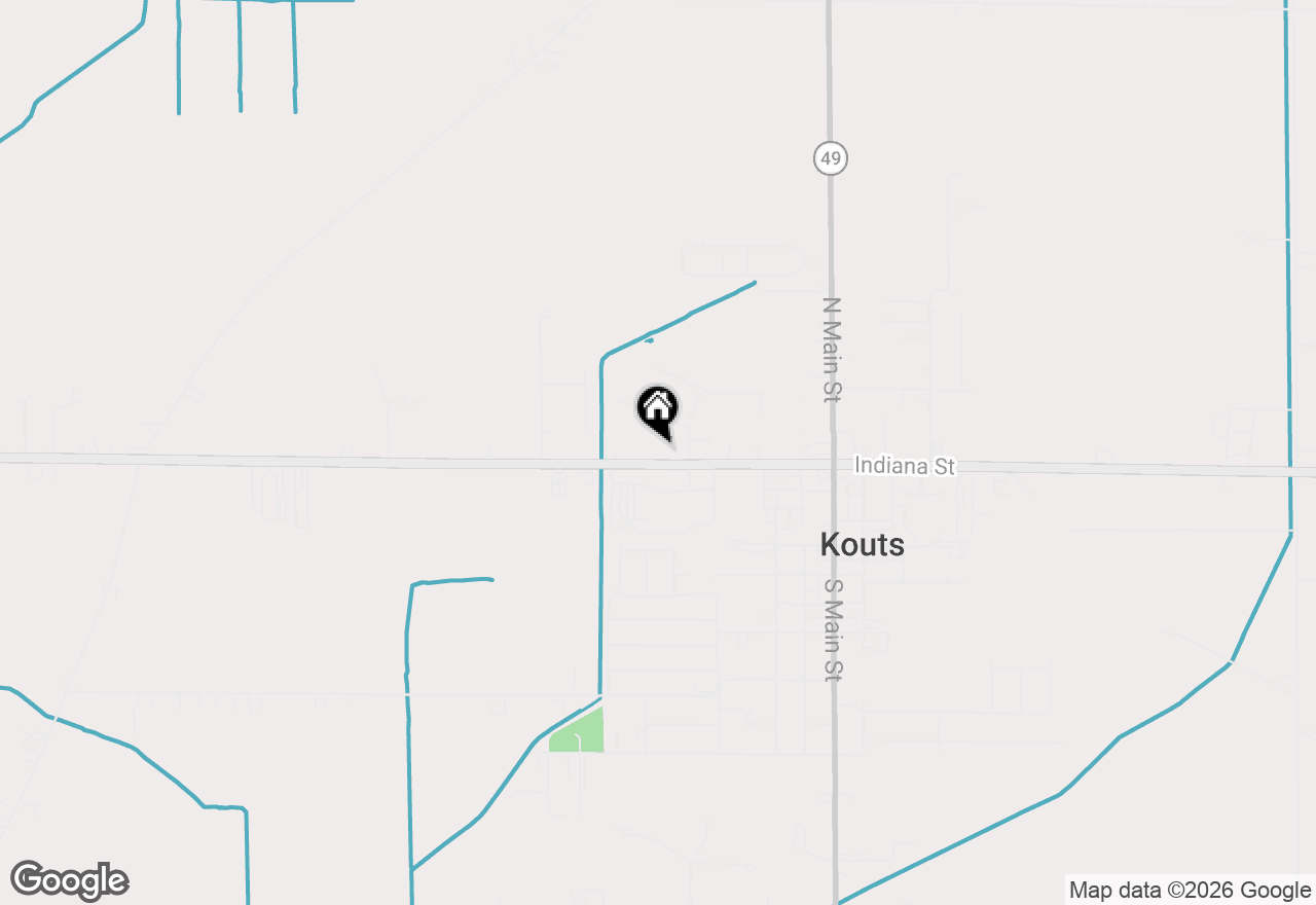 Map of Lot B4-5 St Road 8, Kouts, IN 46347