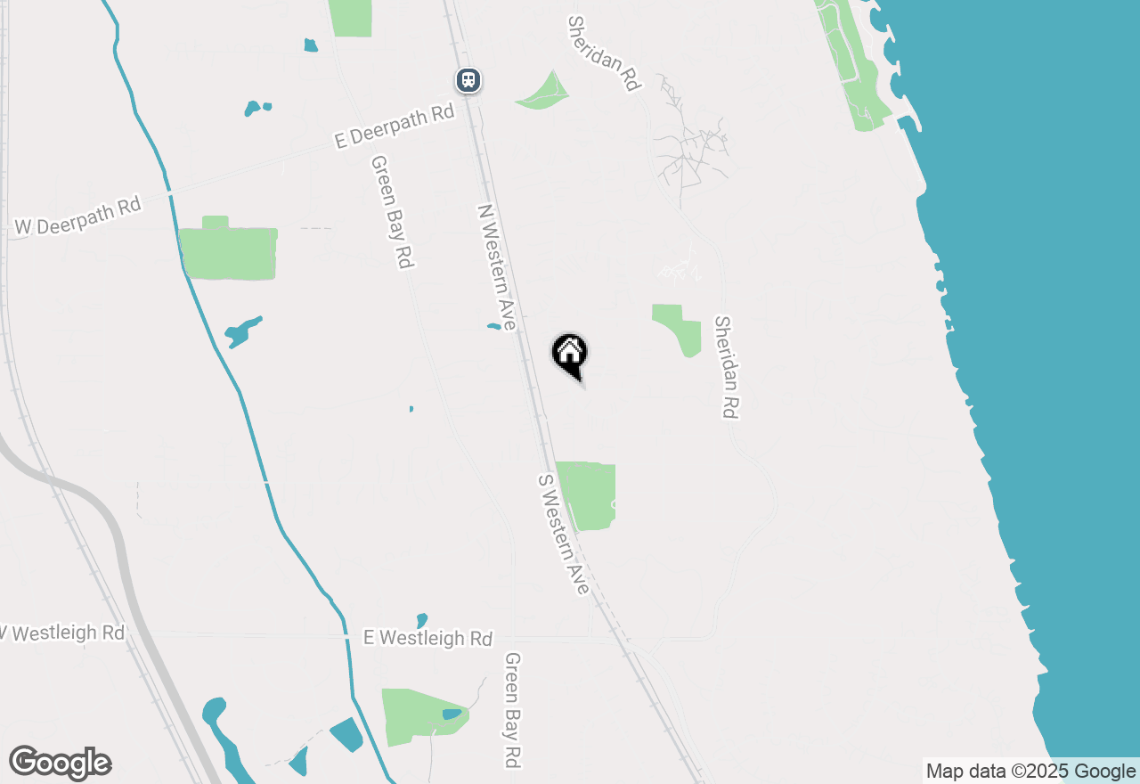 Map of 80 Washington Circle, Lake Forest, IL 60045