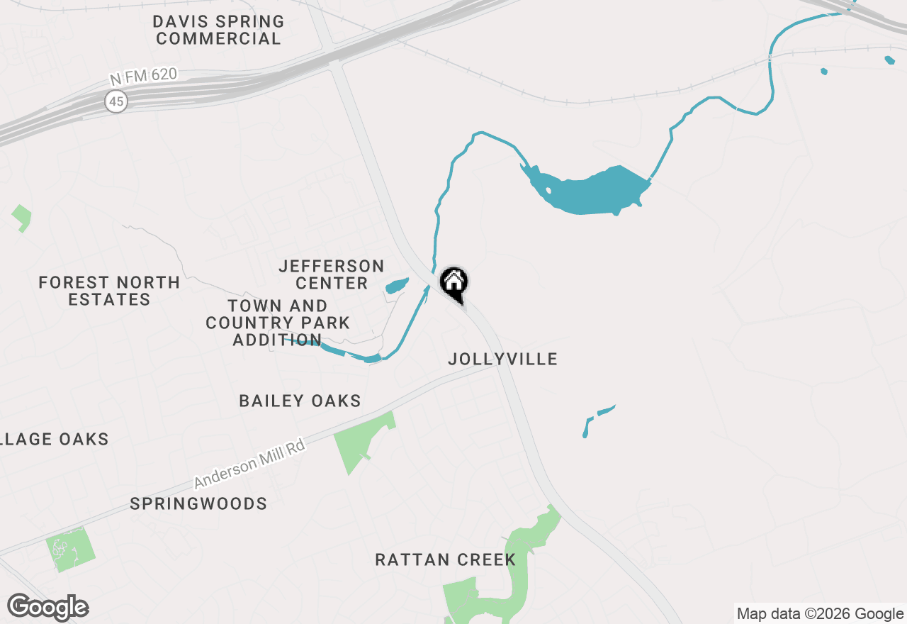 Map of 8100 Anderson Mill Rd #12204, Austin, TX 78729