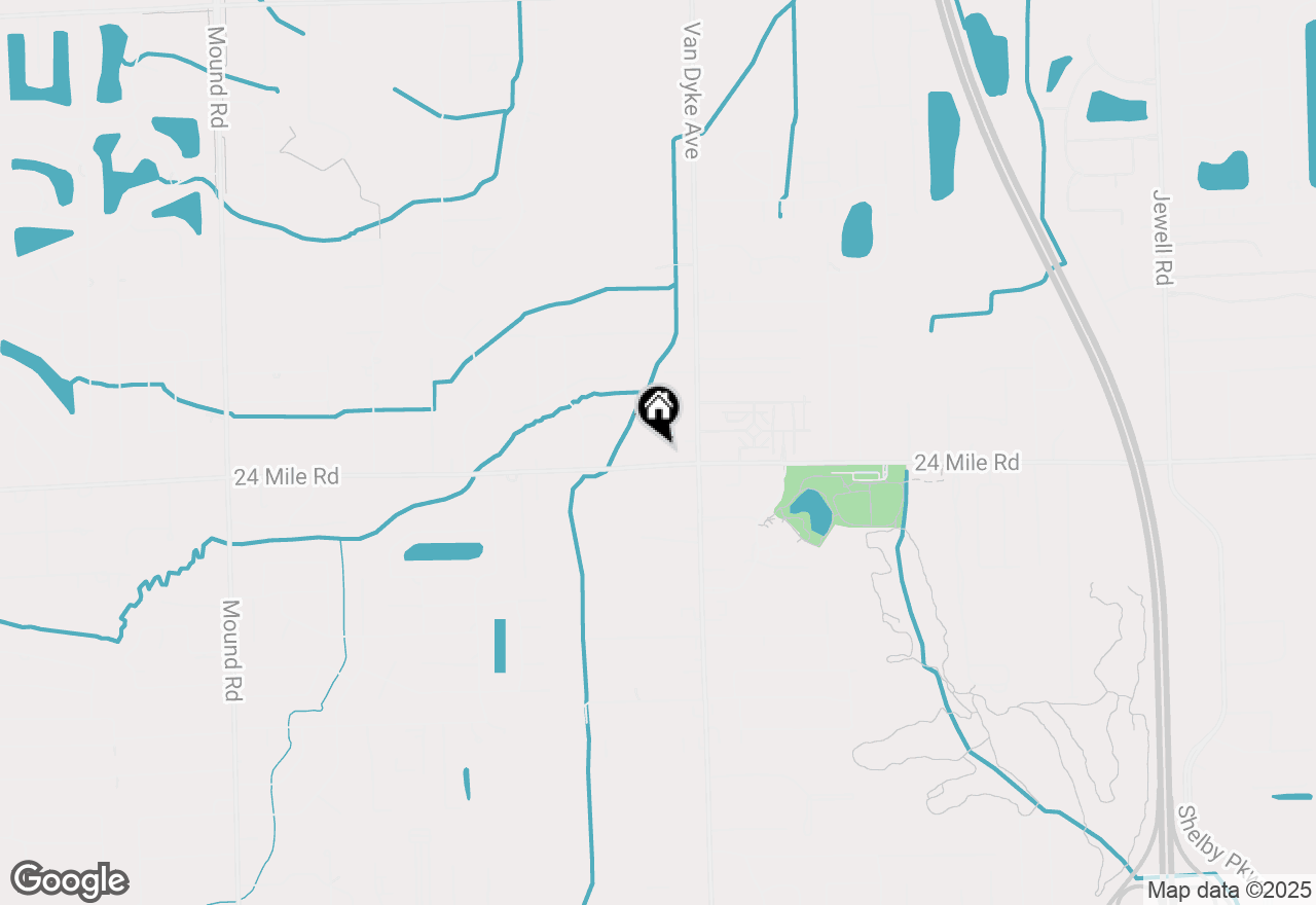 Map of 7859 24 Mile Road, Shelby Twp, MI 48316