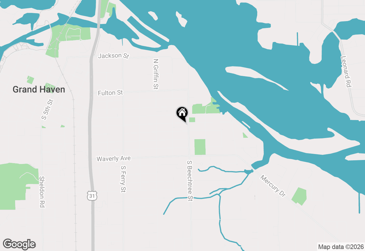 Map of 1438 Pennoyer Avenue, Grand Haven, MI 49417